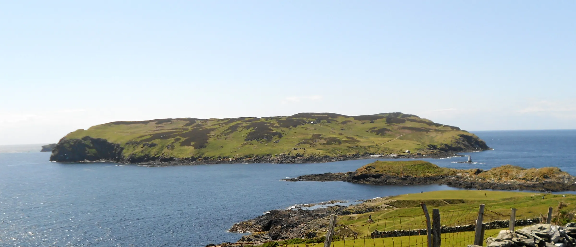 The Calf of Man across Calf Sound