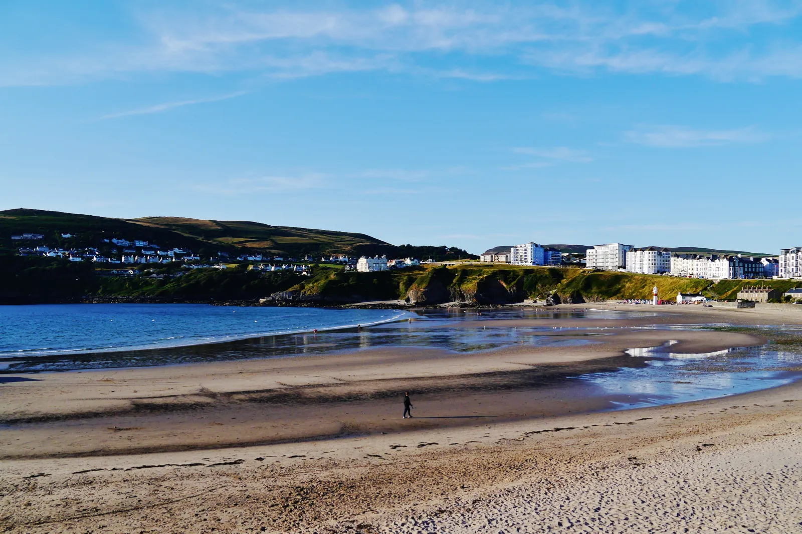 Port Erin bay at low tide